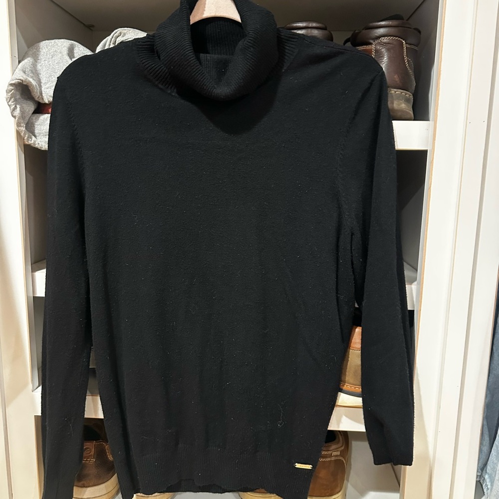 Calvin Klein Black Cowl Neck Sweater